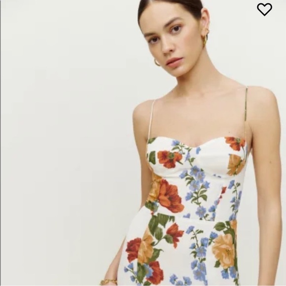 NWOT! Reformation Juliette Midi Dress in Formosa Floral Print - Picture 6 of 16